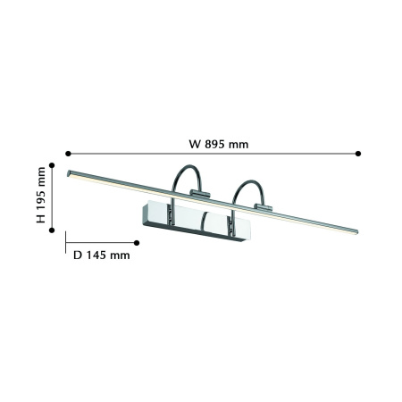 картинка Подсветка для картин Strenuus 2431-3W от магазина BTSvet