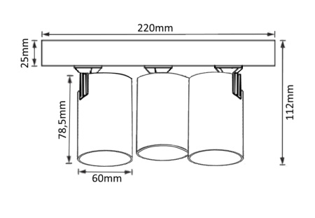 картинка Спот CLT 017W3 D230 WH от магазина BTSvet