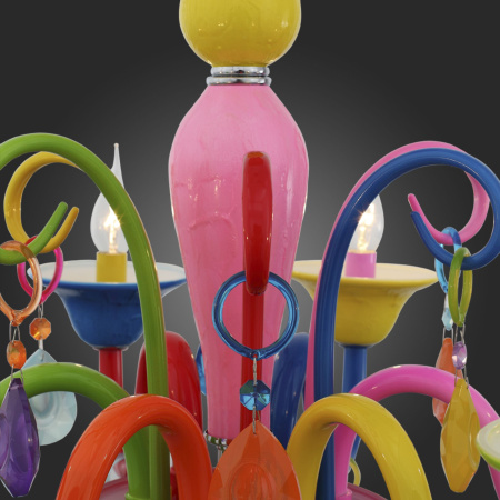 картинка Разноцветная люстра для детской Delizia SL672.963.06 от магазина BTSvet