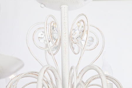 картинка Подвесная люстра Tomas 60018/6 белый с золотом от магазина BTSvet