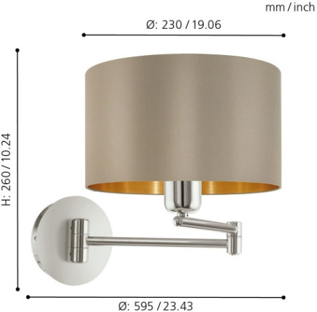 картинка Бра Maserlo 95055 от магазина BTSvet