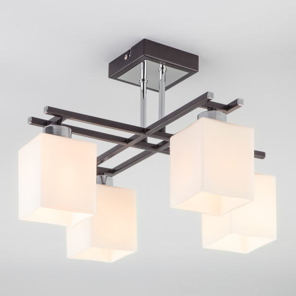 Потолочная люстра 70018/4 хром/венге