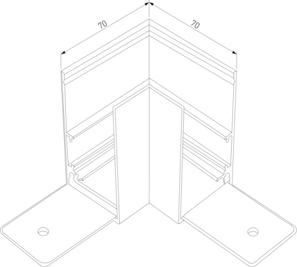 картинка Коннектор угловой Slim Magnetic 85090/00 от магазина BTSvet