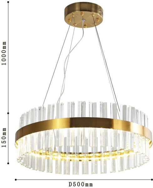 картинка Подвесная люстра Placerat 4012-5P от магазина BTSvet