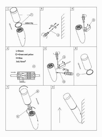 картинка Настенный светильник уличный Boston 3157 от магазина BTSvet