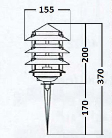 картинка Грунтовый светильник 12622 Bl от магазина BTSvet