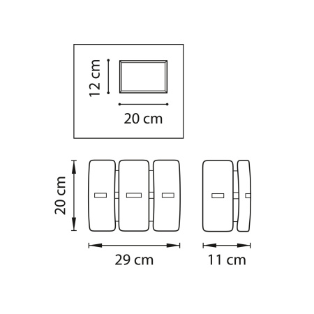 картинка Настенный светильник LAMELLA 801616 от магазина BTSvet