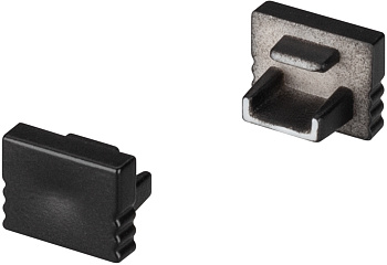 Заглушка SL-MINI-8-H6 BLACK глухая (Arlight, Пластик) 030523