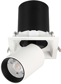 LED спот встраиваемый LTD-PULL-S110x110-10W Day4000 (WH, 24 deg, 230V) (Arlight, IP20 Металл, 5 лет) 031367