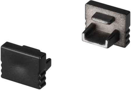 Заглушка SL-MINI-8-H6 BLACK глухая (Arlight, Пластик) 030523