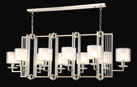 картинка Подвесная люстра NICOLAS SP10 L1300 GOLD/WHITE от магазина BTSvet