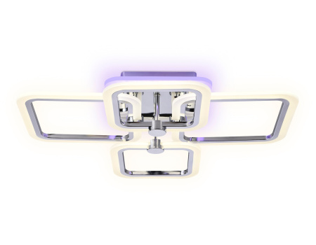 Потолочная люстра светодиодная с пультом регулировкой цветовой температуры и яркости ночной режим FA534