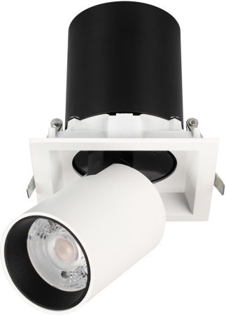 LED спот встраиваемый LTD-PULL-S110x110-10W Day4000 (WH, 24 deg, 230V) (Arlight, IP20 Металл, 5 лет) 031367