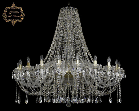 Хрустальная подвесная люстра 11.12.20.460.h-121.Gd.Sp
