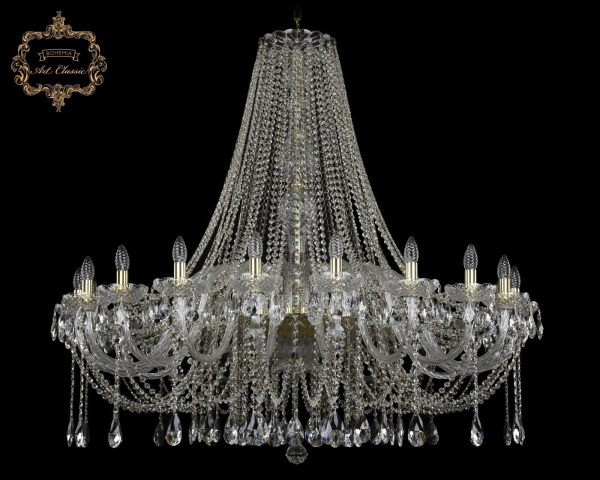 Хрустальная подвесная люстра 11.12.20.460.h-121.Gd.Sp