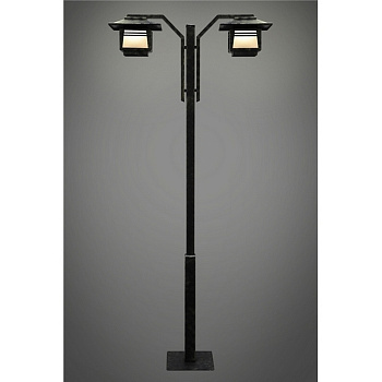 Кованый наземный уличный фонарь Novara 330-62/bc-11