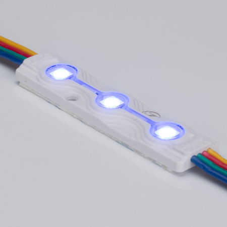 картинка Модуль герметичный ARL-ORION-R07-12V RGB (5050, 3 LED) (Arlight, Закрытый) 026540 от магазина BTSvet