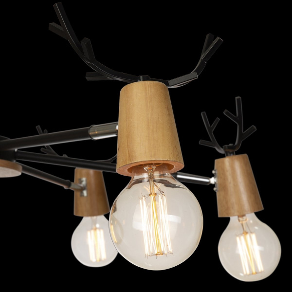 картинка Потолочная люстра для детской Sven 10024/6 Black от магазина BTSvet