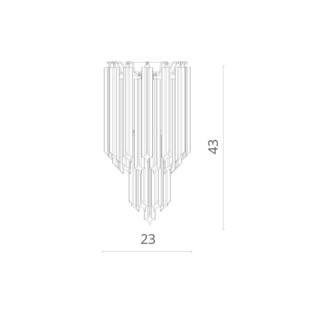 картинка Настенный светильник Frizzante 1683/01 AP-1 от магазина BTSvet