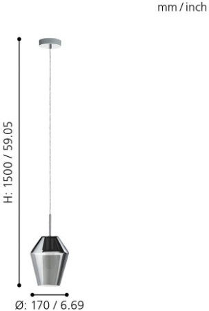 картинка Подвесной светильник Murmillo 96773 от магазина BTSvet