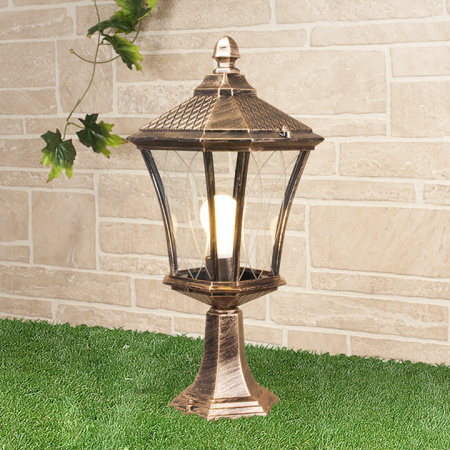 Наземный фонарь уличный Virgo S черное золото (арт. GLXT-1450S)