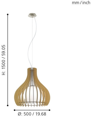 картинка Подвесной светильник Tindori 96214 от магазина BTSvet