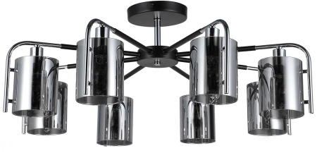 картинка Потолочная люстра на штанге Elegant 671/8P E14*40W Chrome от магазина BTSvet