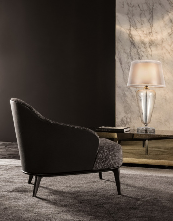 картинка Интерьерная настольная лампа с выключателем Verre Z005TL-01CH от магазина BTSvet