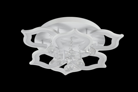 картинка Потолочная люстра светодиодная с пультом и управлением смартфоном регулировкой цветовой температуры и яркости ночным режимом и таймером HIGH-TECH LED LAMPS 82028 от магазина BTSvet