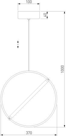 картинка Подвесной светильник Eurosvet Element 90281/1 бронза от магазина BTSvet