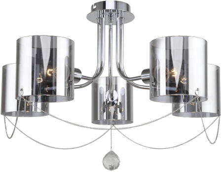 картинка Люстра потолочная на штанге Intense 683/5P E14*40W Chrome от магазина BTSvet