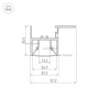 картинка Профиль FOLED-CEIL-SIDE-2000 (Arlight, Алюминий) 023864 от магазина BTSvet