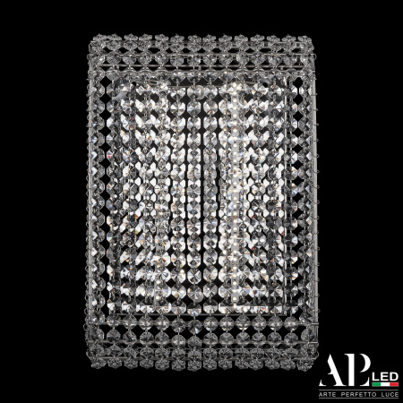 Настенный светильник хрустальный светодиодный Rimini S500.B2.25.A.4000