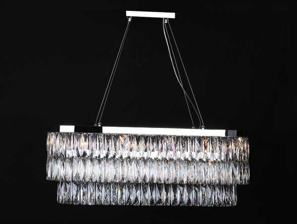 Подвесной светильник хрустальный 10128+6/S