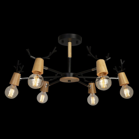 картинка Потолочная люстра для детской Sven 10024/6 Black от магазина BTSvet