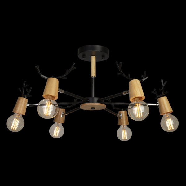 картинка Потолочная люстра для детской Sven 10024/6 Black от магазина BTSvet