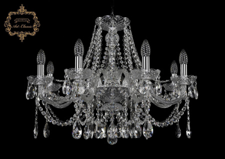 Хрустальная подвесная люстра 11.12.8.240.Cr.Sp