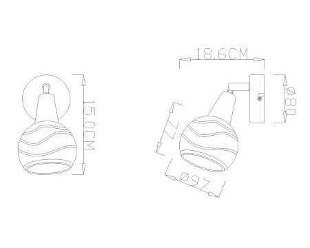 картинка Спот Elliott 54341-1 от магазина BTSvet