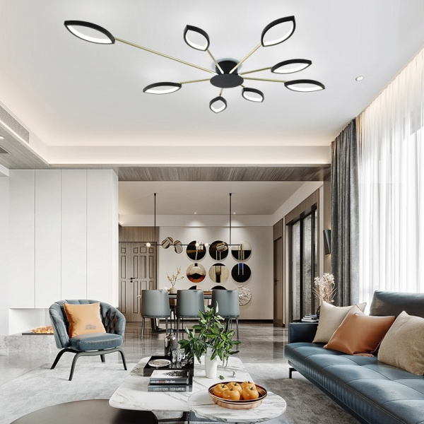 картинка Потолочная люстра светодиодная DAGGRY 8 от магазина BTSvet