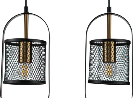 картинка Подвесной светильник Via V000183 (10009/3P Black) от магазина BTSvet