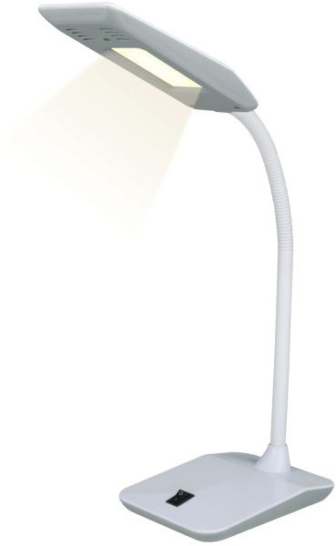 Офисная настольная лампа светодиодная с выключателем TLD-545 Grey-White/LED/350Lm/3500K