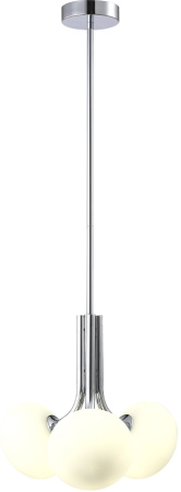 картинка Потолочная люстра на штанге Alicia SP3 Chrome/White от магазина BTSvet