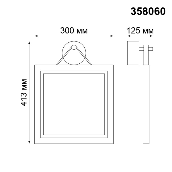 картинка Настенный светильник уличный Roca 358060 от магазина BTSvet