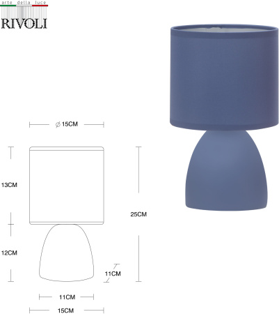 картинка Настольная лампа Rivoli Nadine 7047-503 от магазина BTSvet