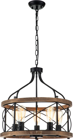 Люстра подвесная Camino V000206 (10017/5P Black )