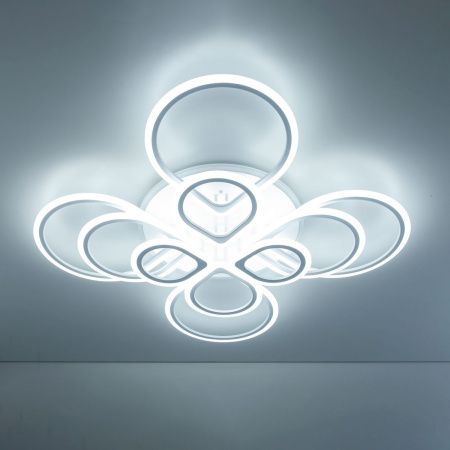 картинка Потолочная люстра светодиодная с управлением голосом и смартфоном с пультом регулировкой цветовой температуры и яркости Транай CL235A200E RGB от магазина BTSvet