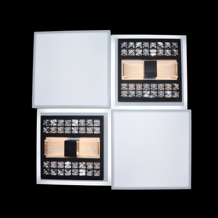 картинка Потолочная люстра светодиодная с пультом и управлением со смартфона регулировкой яркости и цветовой температуры ночной режим таймер HIGH-TECH LED LAMPS 82011 от магазина BTSvet