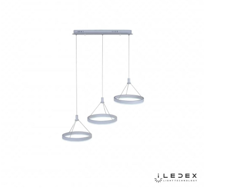 картинка Подвесной светильник светодиодный диммируемый с пультом Libra D075-3 WH от магазина BTSvet