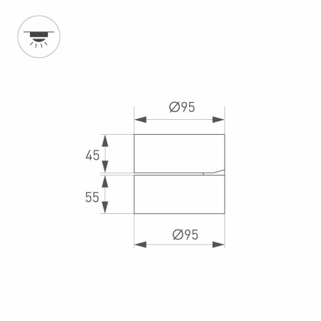 картинка LED спот SP-RONDO-FLAP-R95-16W Day4000 (BK, 110 deg) (Arlight, IP40 Металл, 3 года) 028157 от магазина BTSvet