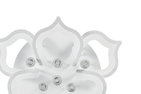 картинка Потолочная люстра светодиодная с пультом и управлением смартфоном регулировкой цветовой температуры и яркости ночным режимом и таймером HIGH-TECH LED LAMPS 82028 от магазина BTSvet